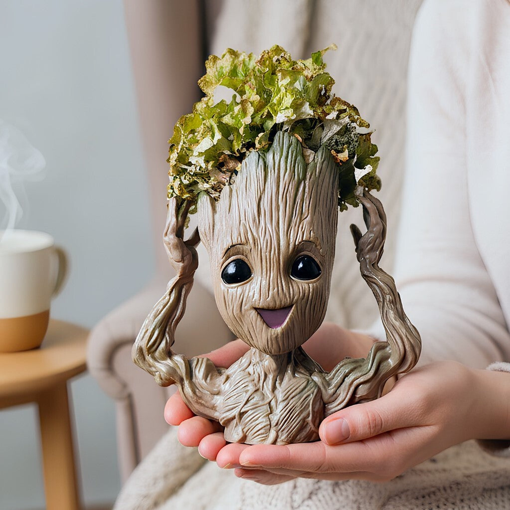 Грут с коричневой цетрарией